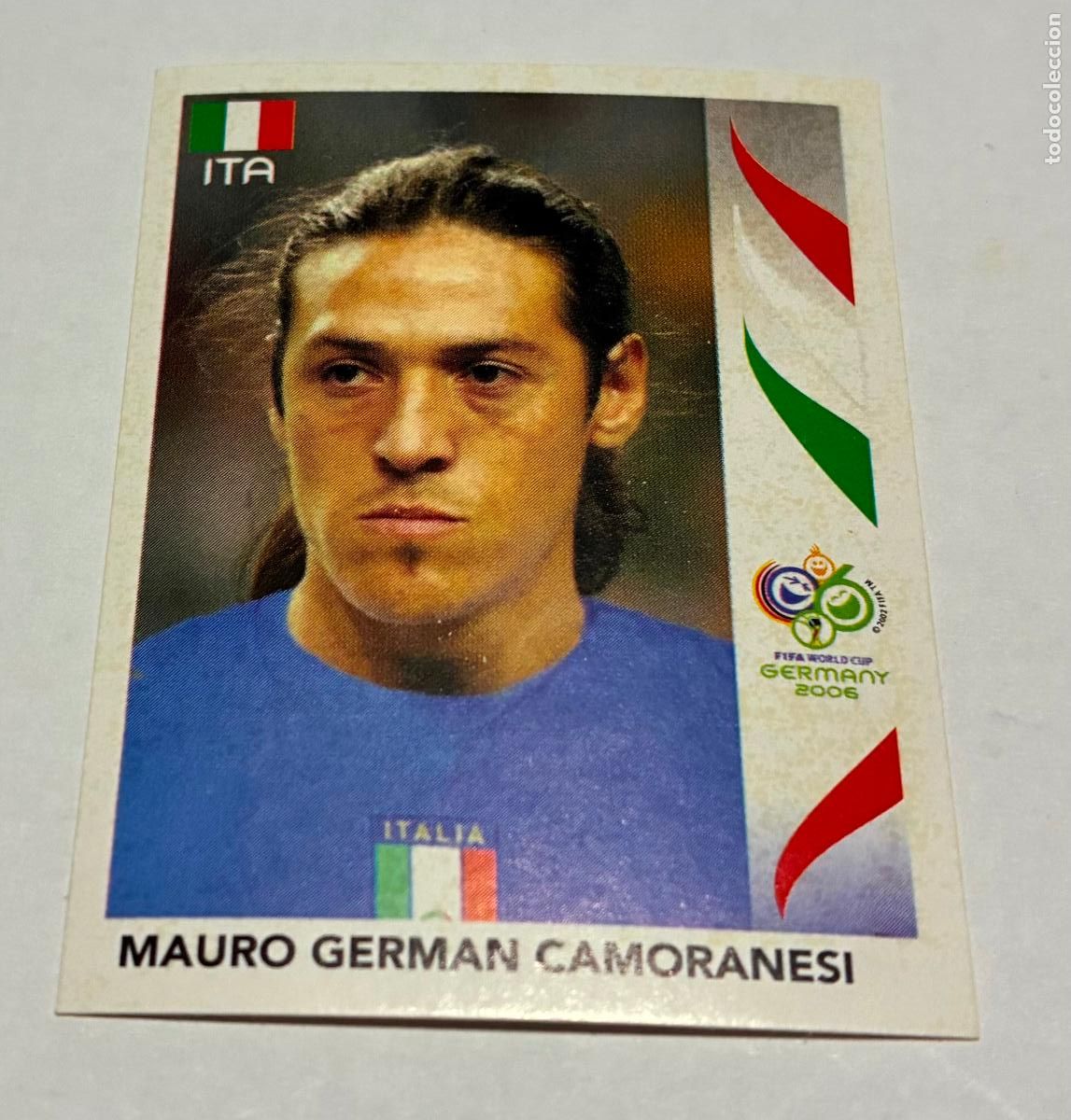 Cromos de F&uacute;tbol: CROMO FUTBOL MUNDIAL ALEMANIA 2006, PANINI, Numero 330, MAURO GERMAN CAMORANESI, Italia