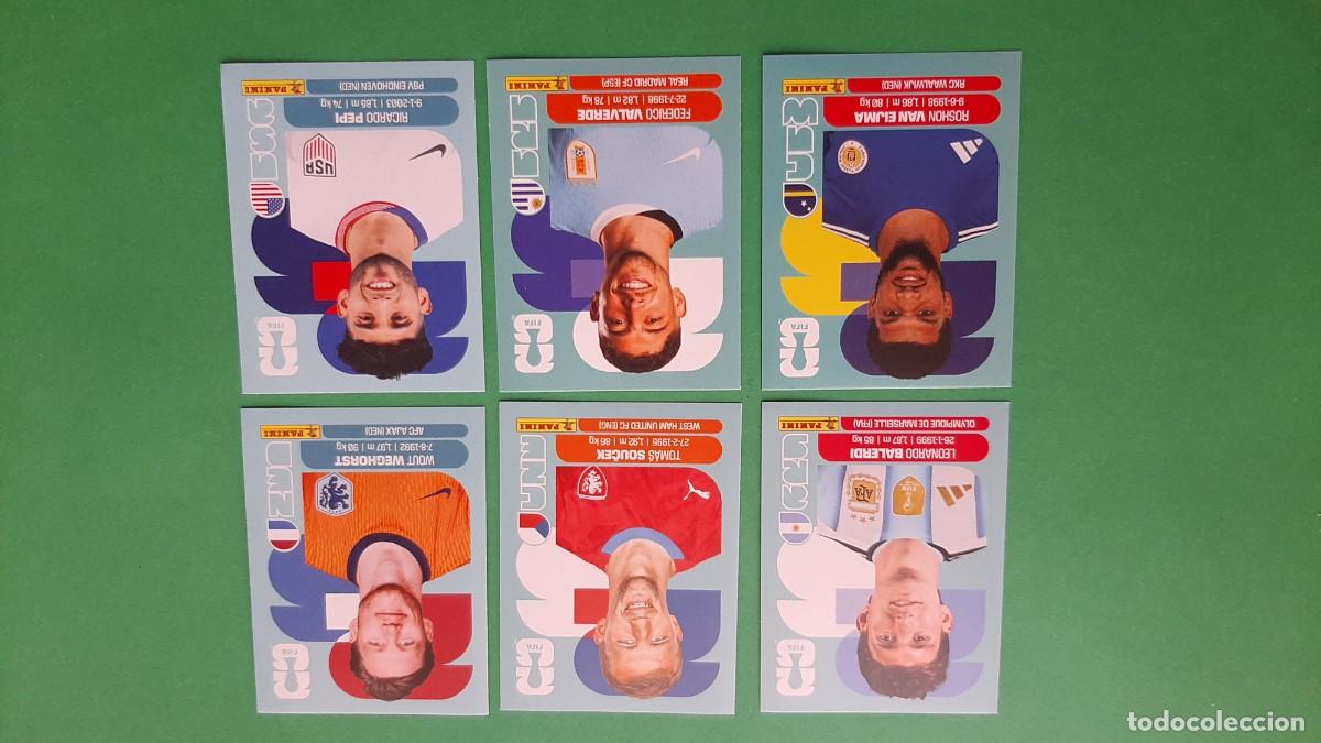 Cromos de F&uacute;tbol: (PANINI) LOTE DE 6 CROMOS PANINI MUNDIAL 2026 FIFA