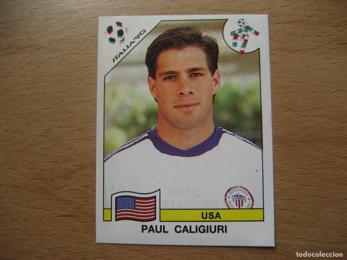 Cromos de F&uacute;tbol: 1990 ITALIA 90 - N&ordm; 104 PAUL CALIGIURI - USA - PANINI