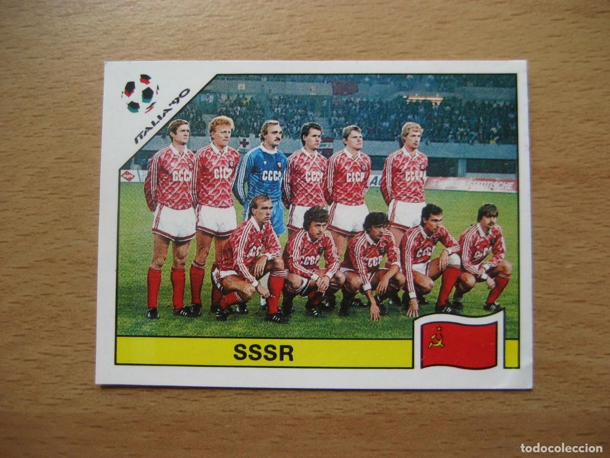 Cromos de F&uacute;tbol: 1990 ITALIA 90 - N&ordm; 136 EQUIPO - URSS - PANINI