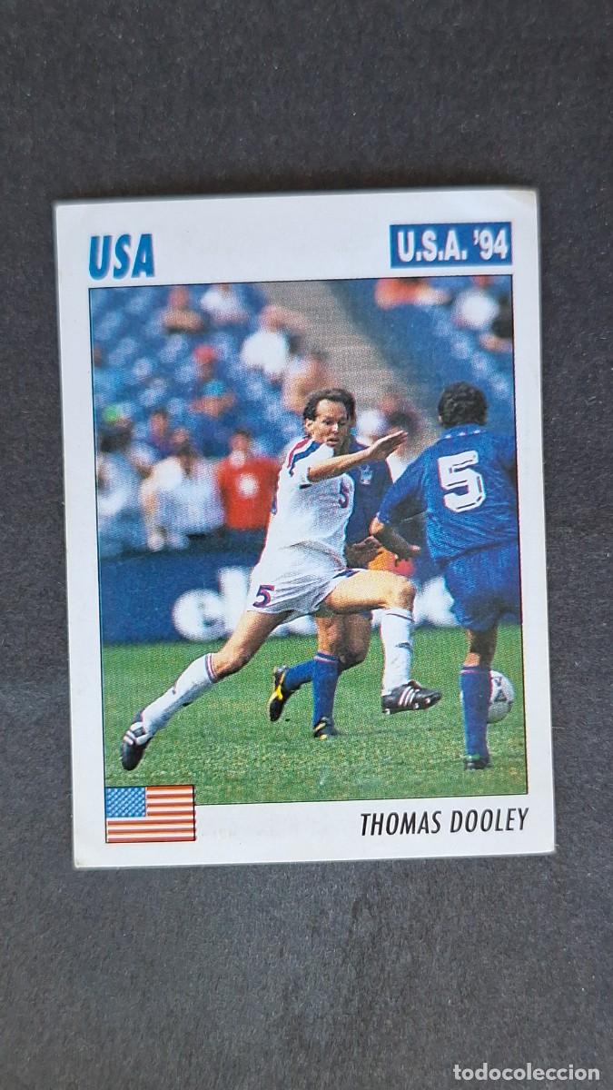 Figurine di Calcio: L2 THOMAS DOOLEY SELECCION USA MUNDIAL U.S.A. 94 SERVICE LINE NUNCA PEGADO SIN PEGAR