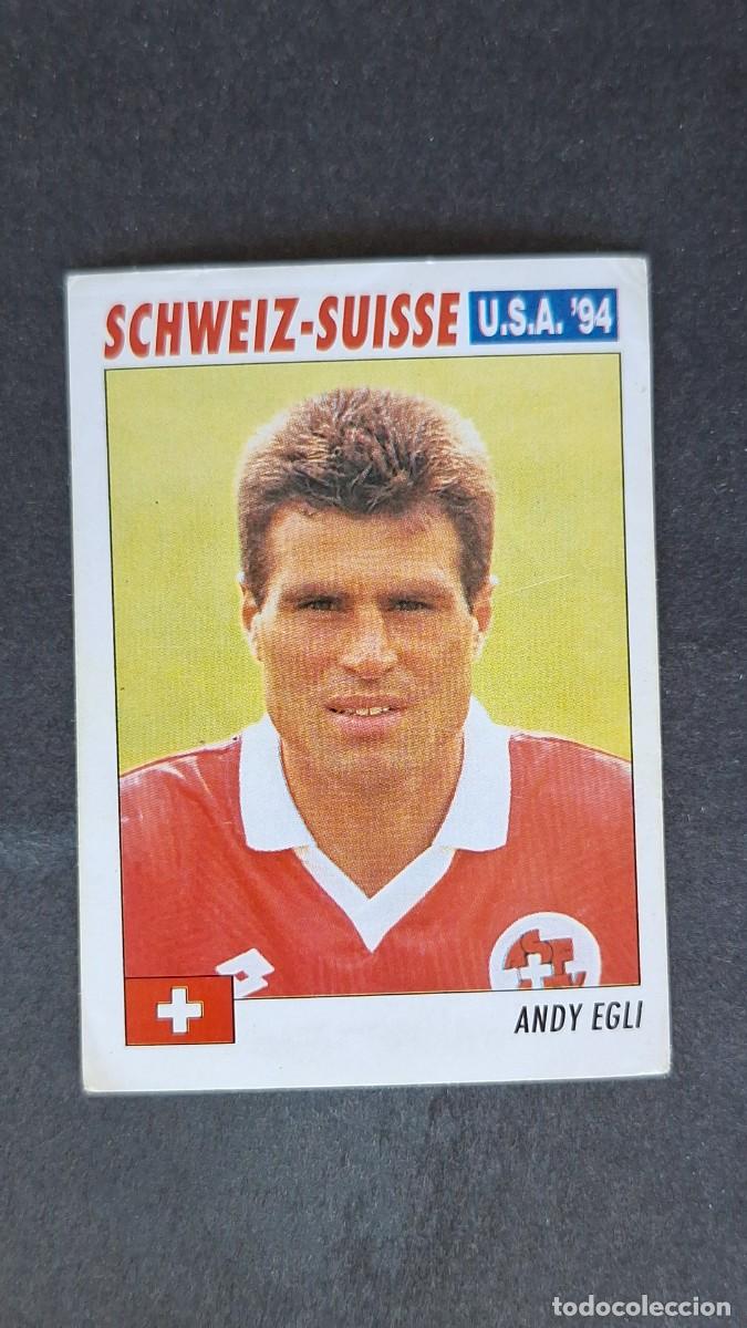 Cromos de F&uacute;tbol: L2 ANDY EGLI SELECCION SUIZA MUNDIAL U.S.A. 94 SERVICE LINE NUNCA PEGADO SIN PEGAR