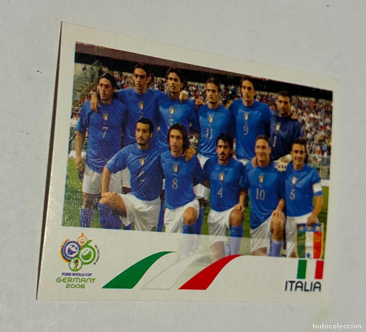 Cromos de F&uacute;tbol: CROMO FUTBOL MUNDIAL ALEMANIA 2006, PANINI, Numero 321, ALINEACION ITALIA