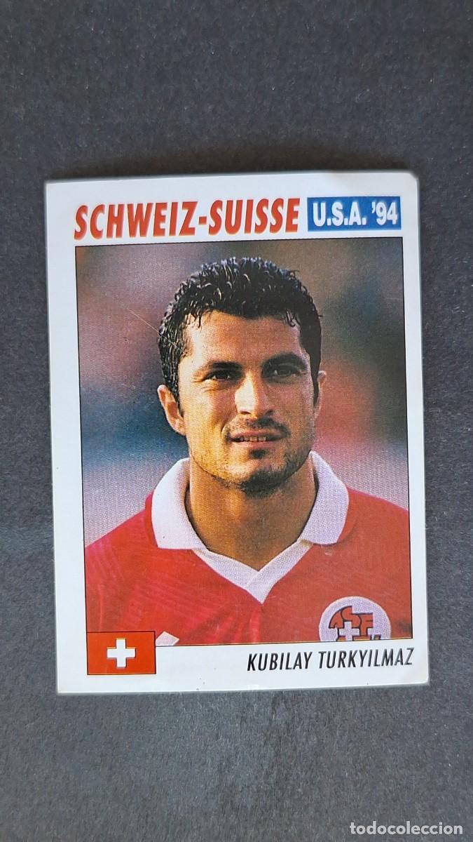 Cromos de F&uacute;tbol: L2 KUBILAY TURKYILMAZ SELECCION SUIZA MUNDIAL U.S.A. 94 SERVICE LINE NUNCA PEGADO SIN PEGAR