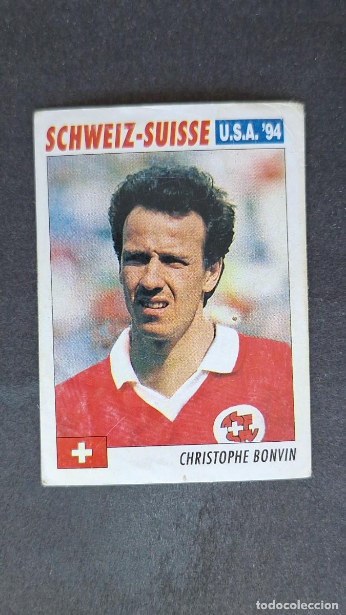 Figurine di Calcio: L2 CHRISTOPHE BONVIN SELECCION SUIZA MUNDIAL U.S.A. 94 SERVICE LINE NUNCA PEGADO SIN PEGAR