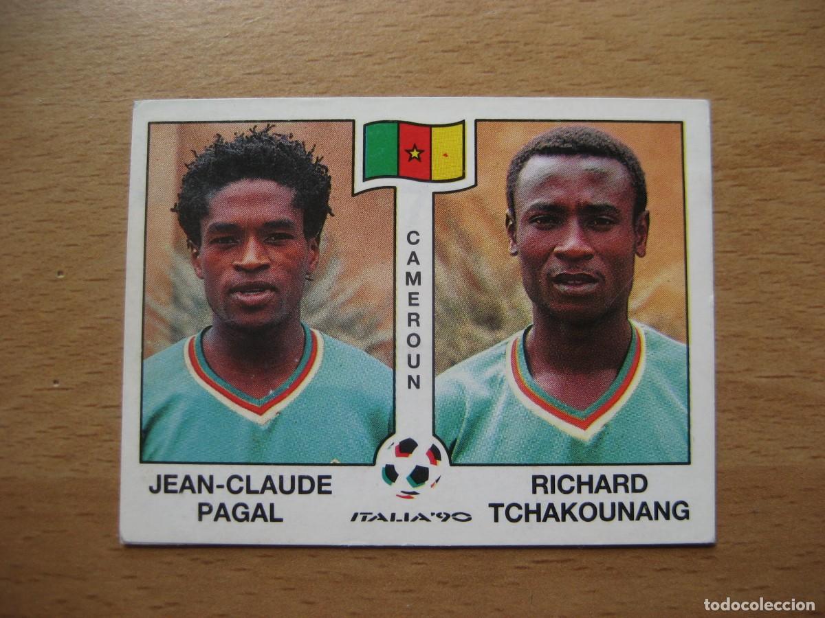 Figurine di Calcio: 1990 ITALIA 90 - N&ordm; 176 PAGAL & TCHAKOUNANG - CAMERUN - PANINI