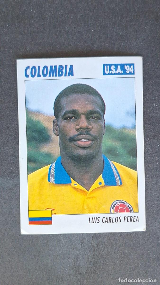 Figurine di Calcio: L2 LUIS CARLOS PEREA SELECCION COLOMBIA MUNDIAL U.S.A. 94 SERVICE LINE NUNCA PEGADO SIN PEGAR