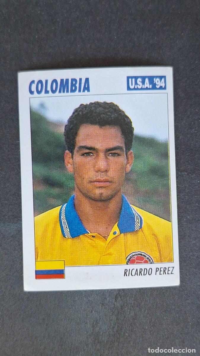 Figurine di Calcio: L2 RICARDO PEREZ SELECCION COLOMBIA MUNDIAL U.S.A. 94 SERVICE LINE NUNCA PEGADO SIN PEGAR