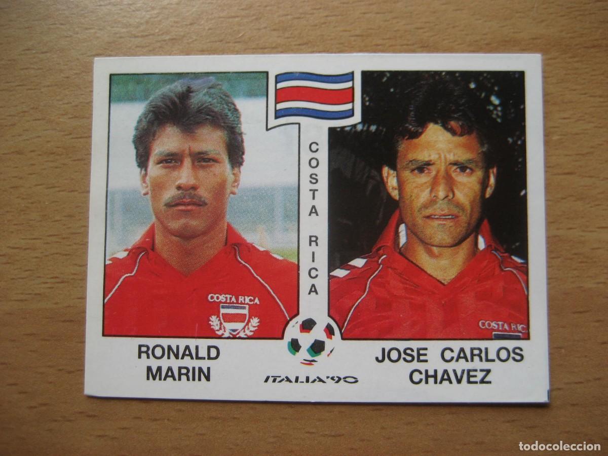 Figurine di Calcio: 1990 ITALIA 90 - N&ordm; 186 MARIN & CHAVEZ - COSTA RICA - PANINI