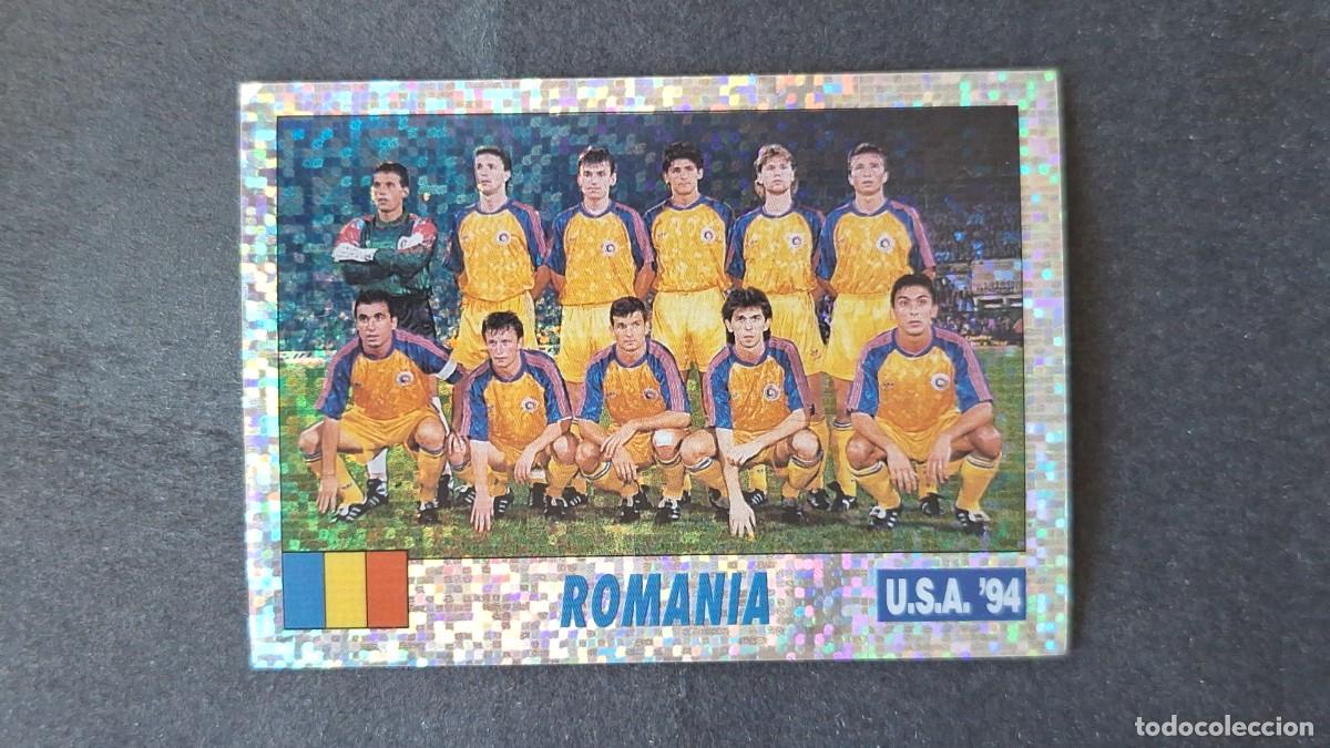 Cromos de F&uacute;tbol: L2 EQUIPO SELECCION RUMANIA MUNDIAL U.S.A. 94 SERVICE LINE NUNCA PEGADO SIN PEGAR