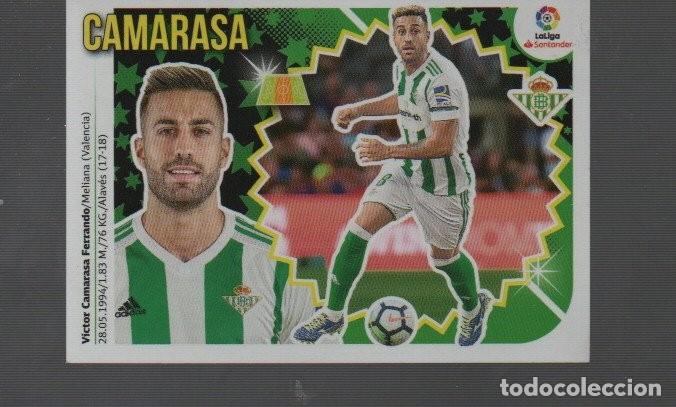 Cromos de F&uacute;tbol: CROMOS LIGA 2018/19 DE CASA ESTE Y PANINI DE REAL BETIS CAMARASA BETIS N&ordm; 8 B