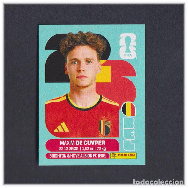 Cromos de F&uacute;tbol: FIFA WORLD CUP 2026 26 MUNDIAL PANINI DE CUYPER BEL 7 BELGICA COLECCI&Oacute;N ALBUM LIGA STICKER
