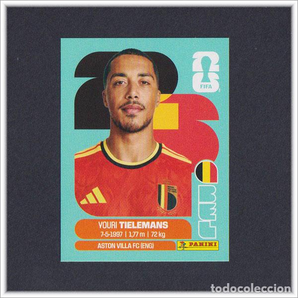 Cromos de F&uacute;tbol: FIFA WORLD CUP 2026 26 MUNDIAL PANINI TIELEMANS BEL 9 BELGICA COLECCI&Oacute;N ALBUM LIGA STICKER