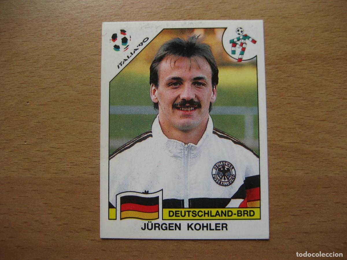 Cromos de F&uacute;tbol: 1990 ITALIA 90 - N&ordm; 253 JURGEN KOHLER - ALEMANIA - PANINI