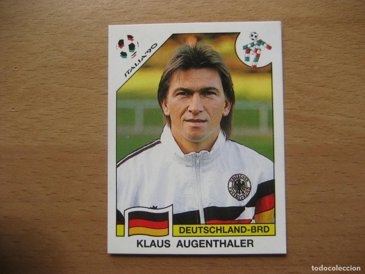 Cromos de F&uacute;tbol: 1990 ITALIA 90 - N&ordm; 254 KLAUS AUGENTHALER - ALEMANIA - PANINI