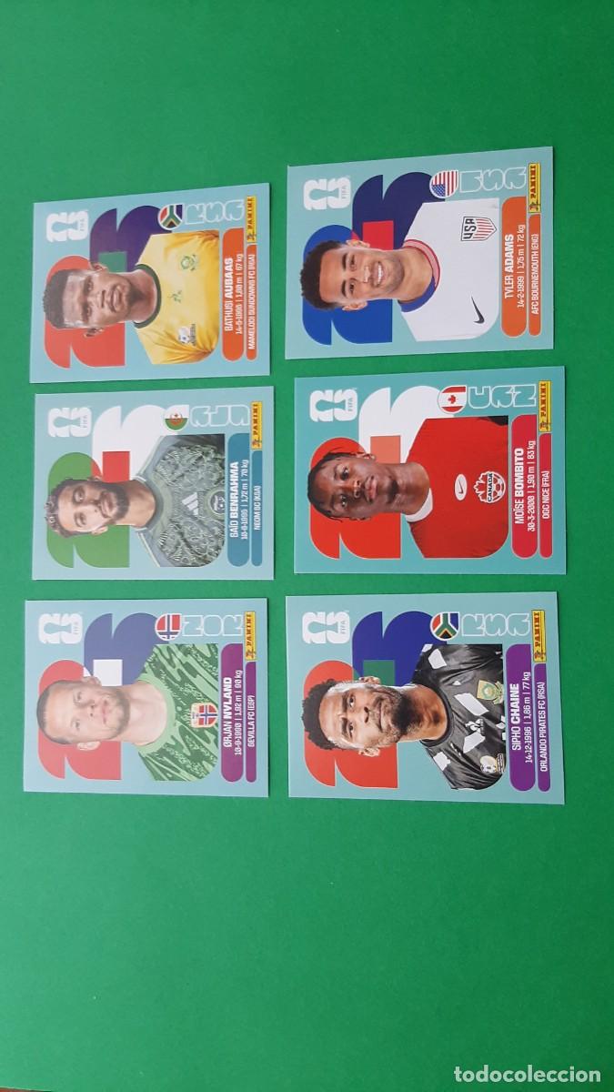 Cromos de F&uacute;tbol: (PANINI) LOTE DE 6 CROMOS PANINI MUNDIAL 2026 FIFA