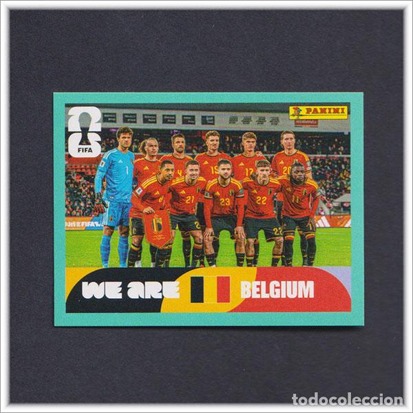 Cromos de F&uacute;tbol: FIFA WORLD CUP 2026 26 MUNDIAL PANINI EQUIPO ALINEACI&Oacute;N BEL 13 BELGICA COLECCI&Oacute;N ALBUM LIGA STICKER