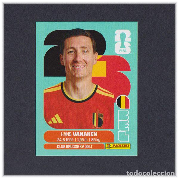 Cromos de F&uacute;tbol: FIFA WORLD CUP 2026 26 MUNDIAL PANINI VANAKEN BEL 14 BELGICA COLECCI&Oacute;N ALBUM LIGA STICKER