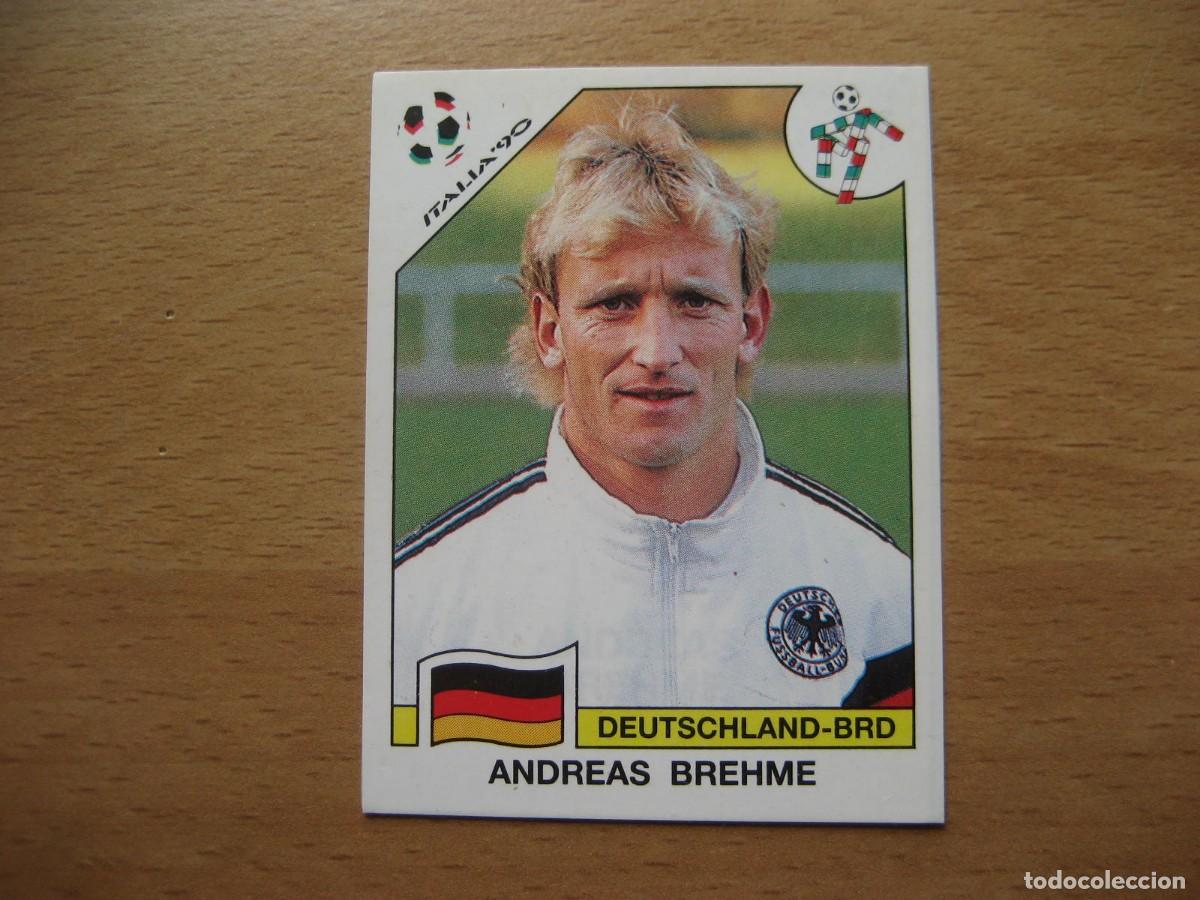 Cromos de F&uacute;tbol: 1990 ITALIA 90 - N&ordm; 256 ANDREAS BREHME - ALEMANIA - PANINI
