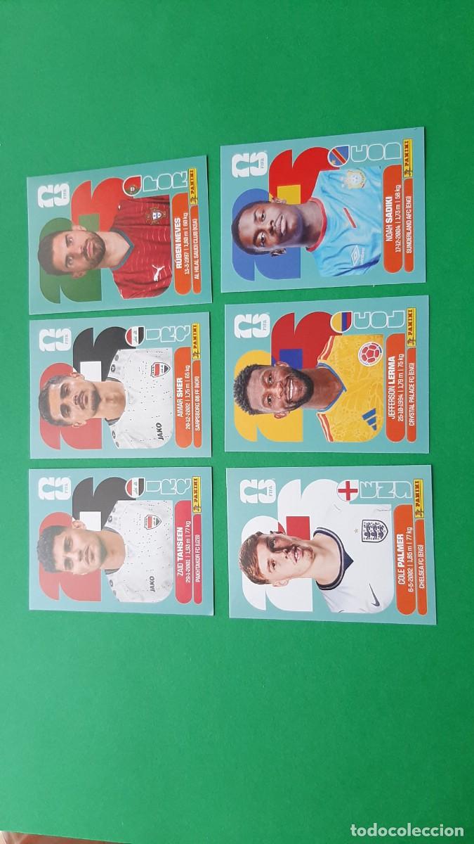 Cromos de F&uacute;tbol: (PANINI) LOTE DE 6 CROMOS PANINI MUNDIAL 2026 FIFA