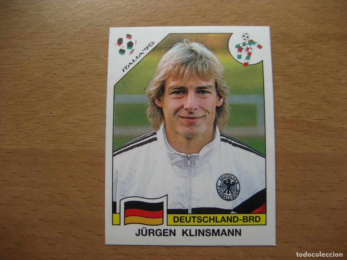 Figurine di Calcio: 1990 ITALIA 90 - N&ordm; 265 JURGEN KLINSMANN - ALEMANIA - PANINI