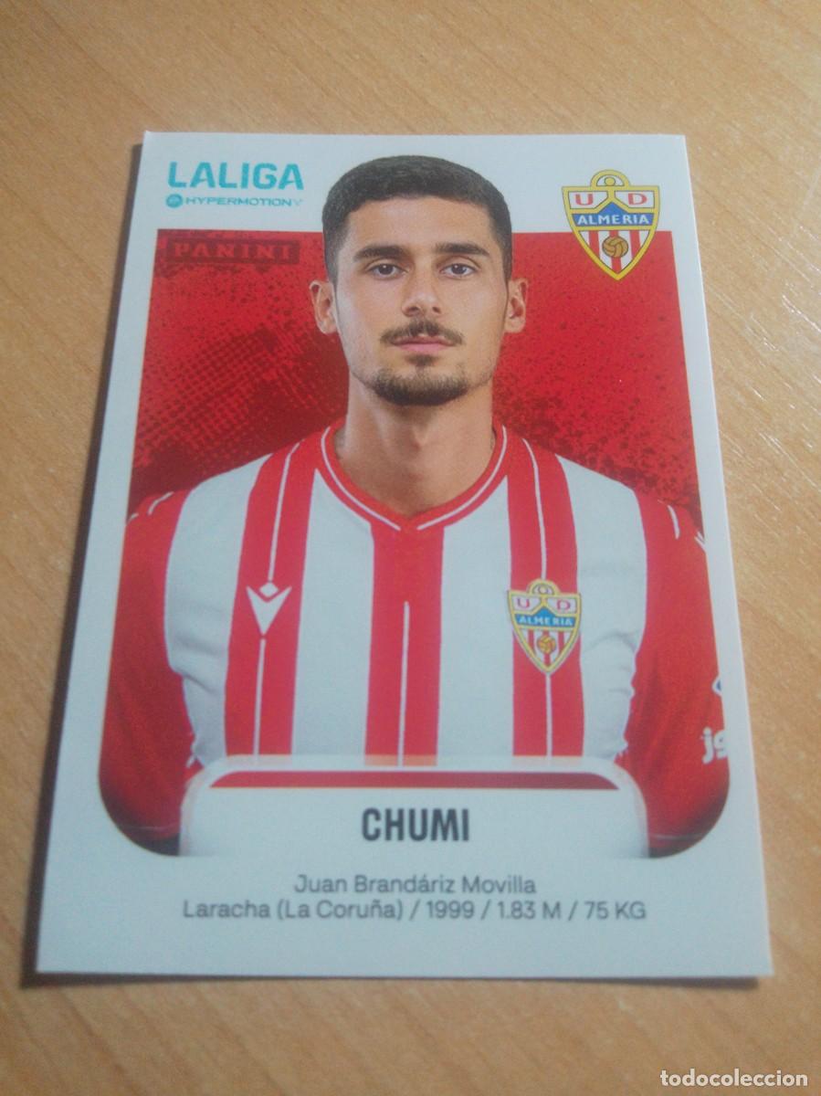 Football Stickers: 27 CHUMI DEL ALMER&Iacute;A 2&ordf; DIVISION HYPERMOTION 25 26 PANINI 2025 2026 NUEVO