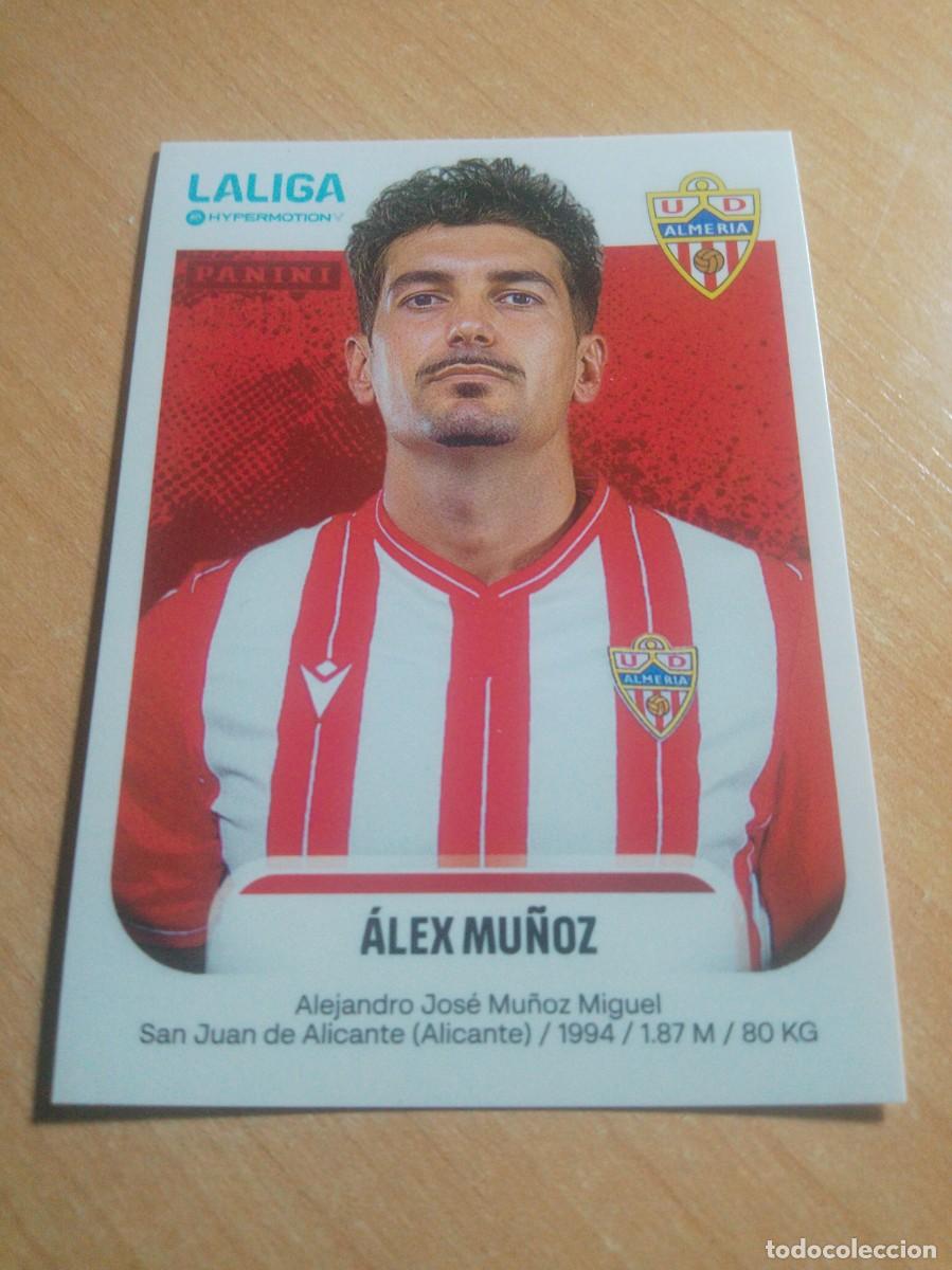 Cromos de Futebol: 29 B ALEX MU&Ntilde;OZ DEL ALMER&Iacute;A 2&ordf; DIVISION HYPERMOTION 25 26 PANINI 2025 2026 NUEVO