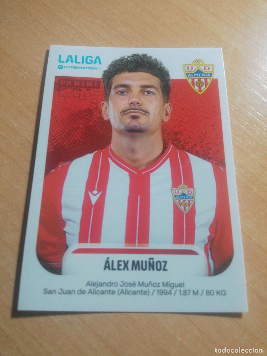 Cromos de Futebol: 29 B ALEX MU&Ntilde;OZ DEL ALMER&Iacute;A 2&ordf; DIVISION HYPERMOTION 25 26 PANINI 2025 2026 NUEVO