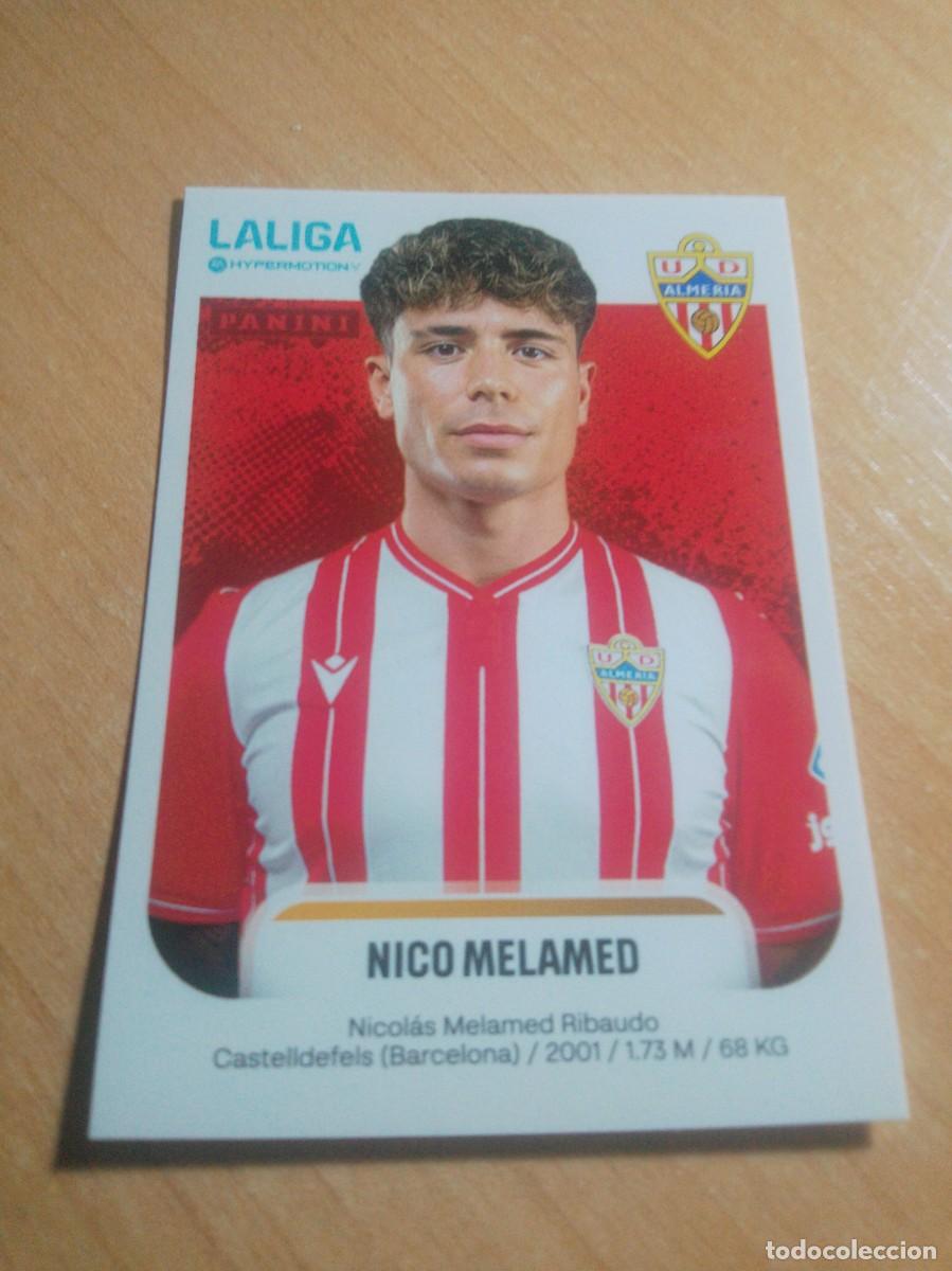 Cromos de f&uacute;tbol: 35 NICO MELAMED DEL ALMER&Iacute;A 2&ordf; DIVISION HYPERMOTION 25 26 PANINI 2025 2026 NUEVO