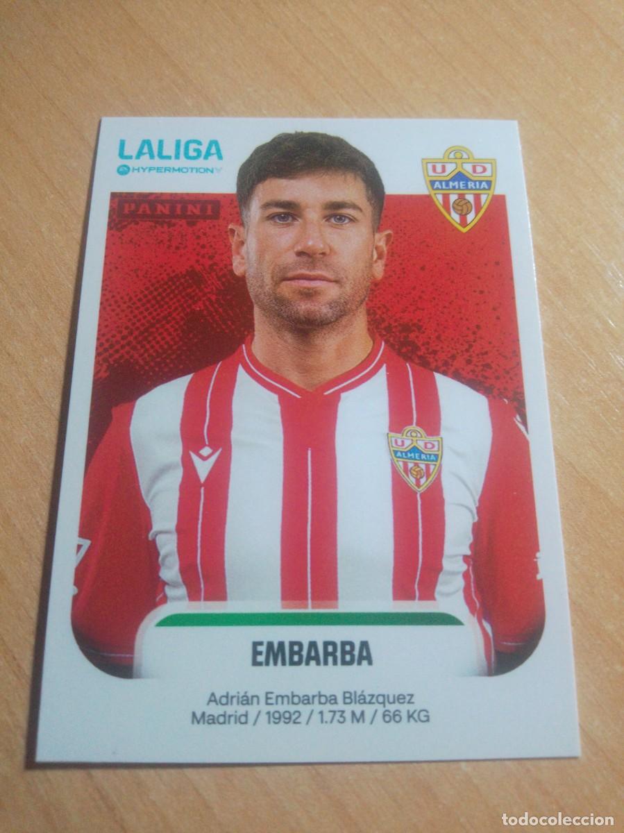 Cromos de Futebol: 37 EMBARBA DEL ALMER&Iacute;A 2&ordf; DIVISION HYPERMOTION 25 26 PANINI 2025 2026 NUEVO