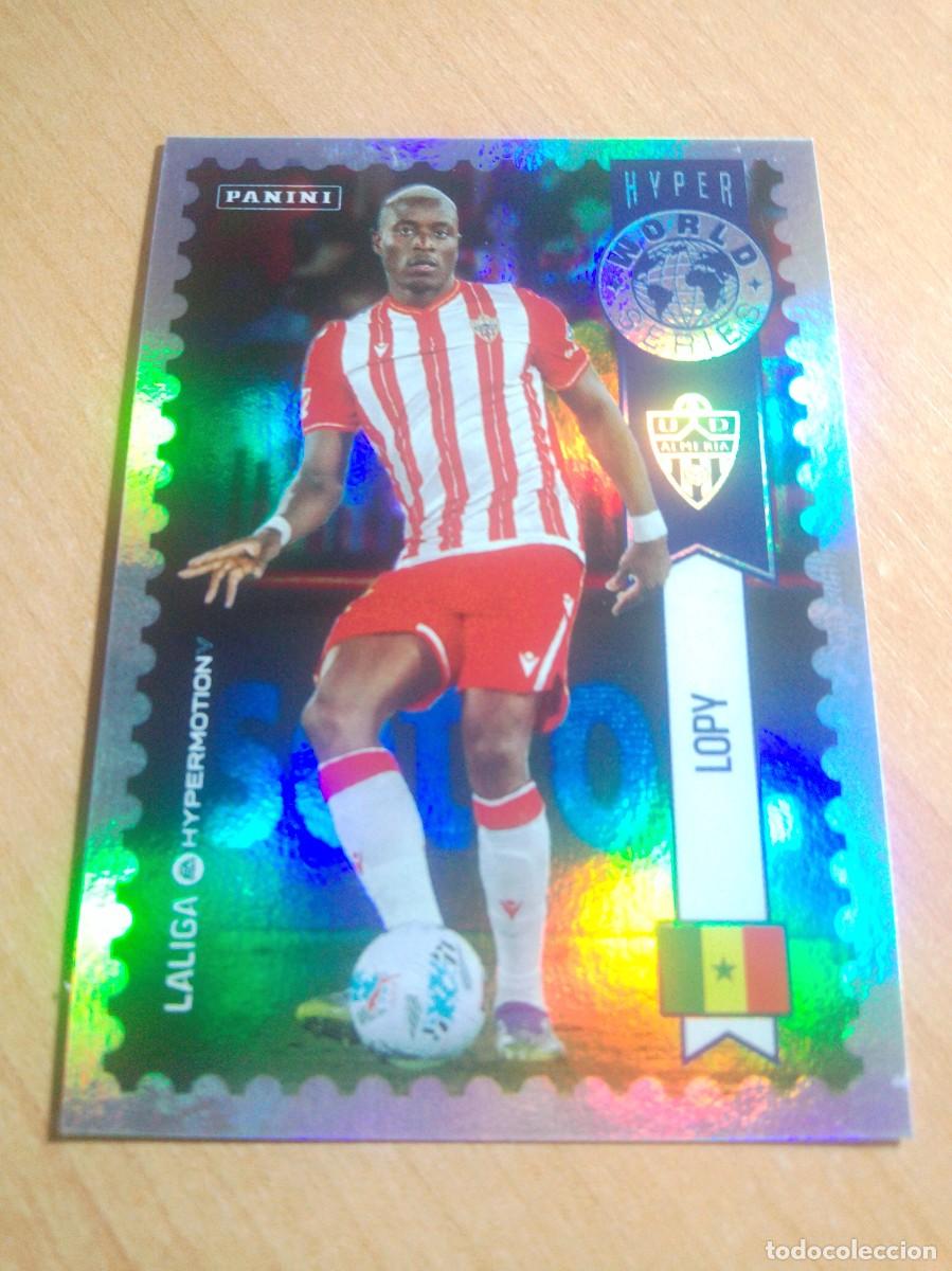 Cromos de Futebol: 449 LOPY WORLD SERIES DEL ALMER&Iacute;A 2&ordf; DIVISION HYPERMOTION 25 26 PANINI 2025 2026 NUEVO