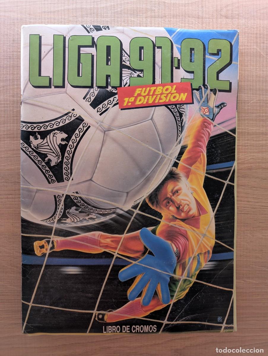 Cromos de f&uacute;tbol: &Aacute;lbum Liga 1991 1992 Este Bastante completo (419 cromos diferentes)