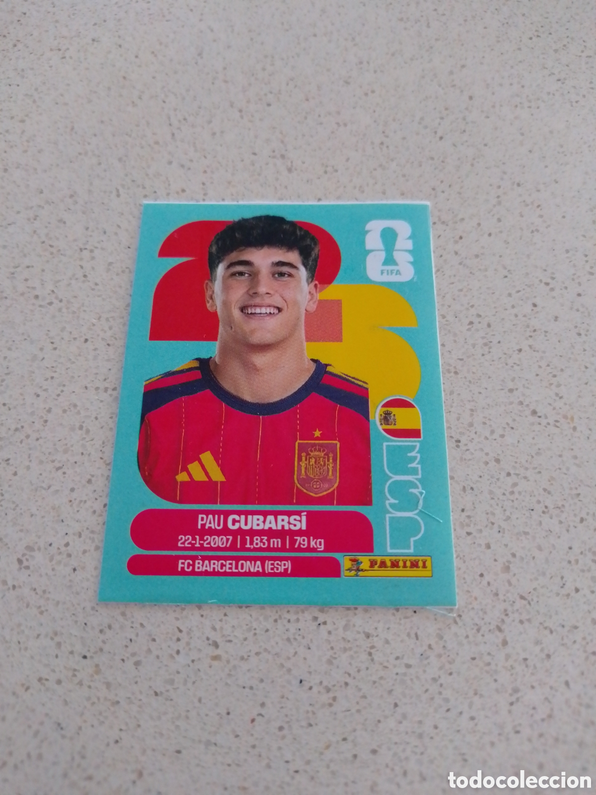 Cromos de Futebol: CROMO ROOKIE ACTUALIZACI&Oacute;N N&Uacute;MERO J3 CUBARS&Iacute; ESPA&Ntilde;A. MUNDIAL 2026. PANINI