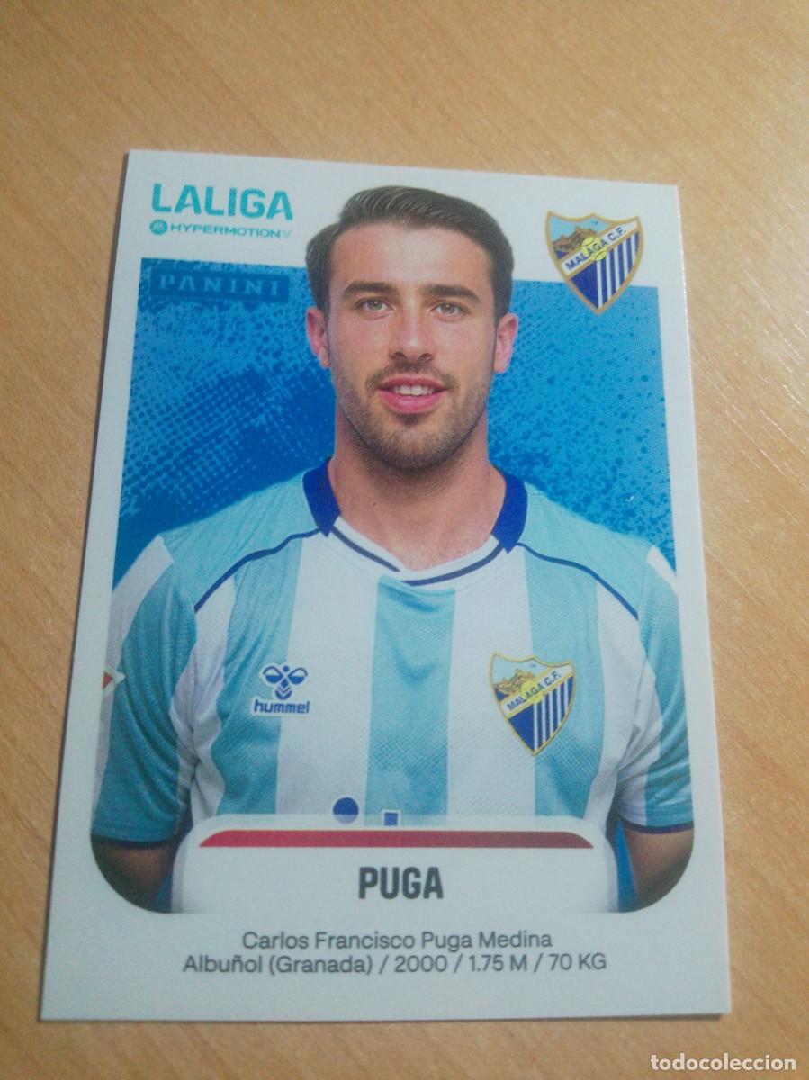 Cromos de F&uacute;tbol: 291 PUGA DEL M&Aacute;LAGA 2&ordf; DIVISION HYPERMOTION 25 26 PANINI 2025 2026