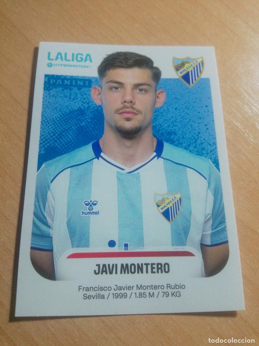 Cromos de F&uacute;tbol: 293 JAVI MONTERO DEL M&Aacute;LAGA 2&ordf; DIVISION HYPERMOTION 25 26 PANINI 2025 2026