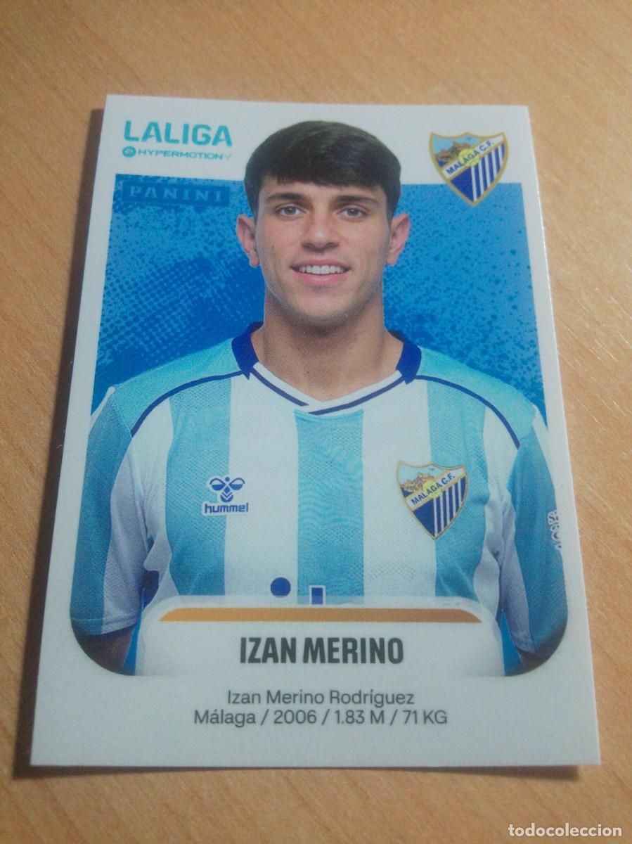 Cromos de F&uacute;tbol: 298 IZAN MERINO DEL M&Aacute;LAGA 2&ordf; DIVISION HYPERMOTION 25 26 PANINI 2025 2026