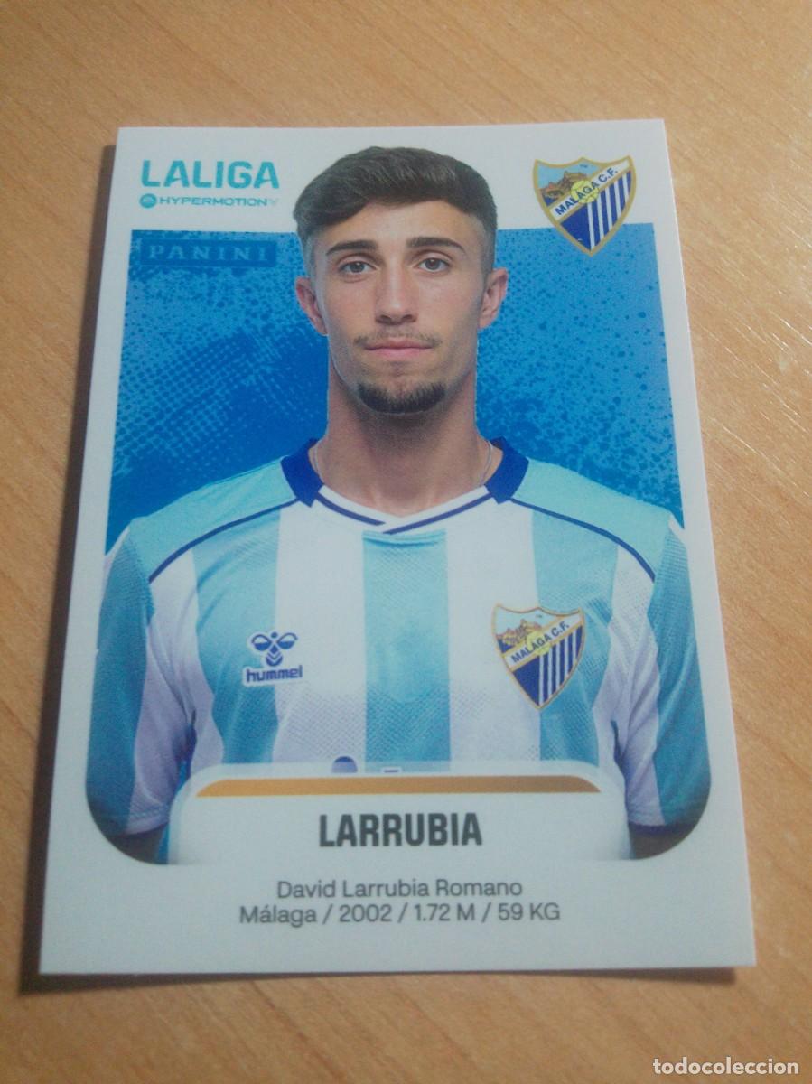 Cromos de F&uacute;tbol: 301 LARRUBIA DEL M&Aacute;LAGA 2&ordf; DIVISION HYPERMOTION 25 26 PANINI 2025 2026
