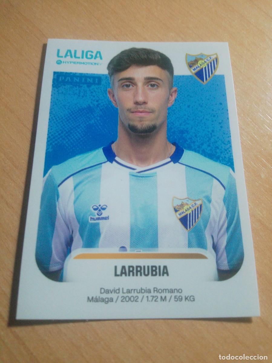Cromos de F&uacute;tbol: 301 LARRUBIA DEL M&Aacute;LAGA 2&ordf; DIVISION HYPERMOTION 25 26 PANINI 2025 2026