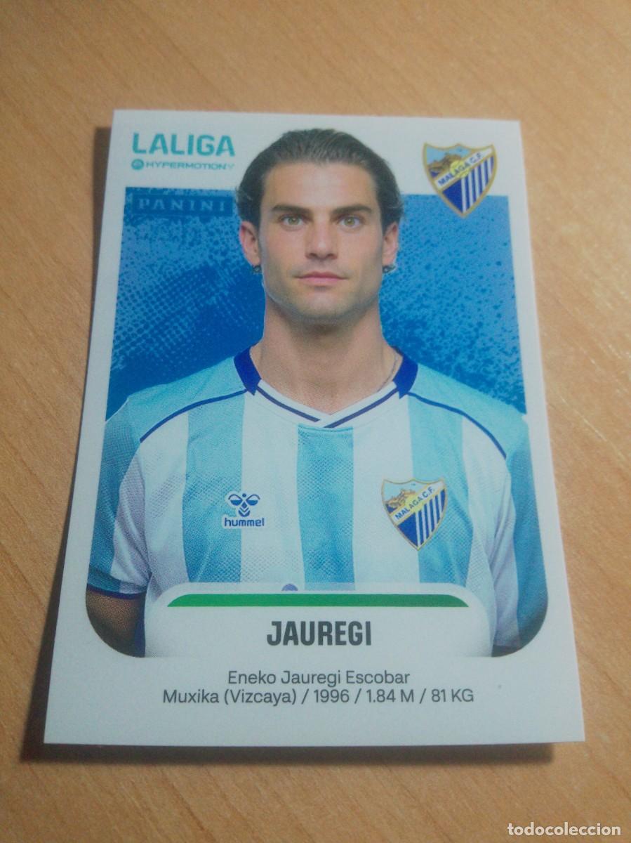 Cromos de F&uacute;tbol: 302 B JAUREGUI DEL M&Aacute;LAGA 2&ordf; DIVISION HYPERMOTION 25 26 PANINI 2025 2026
