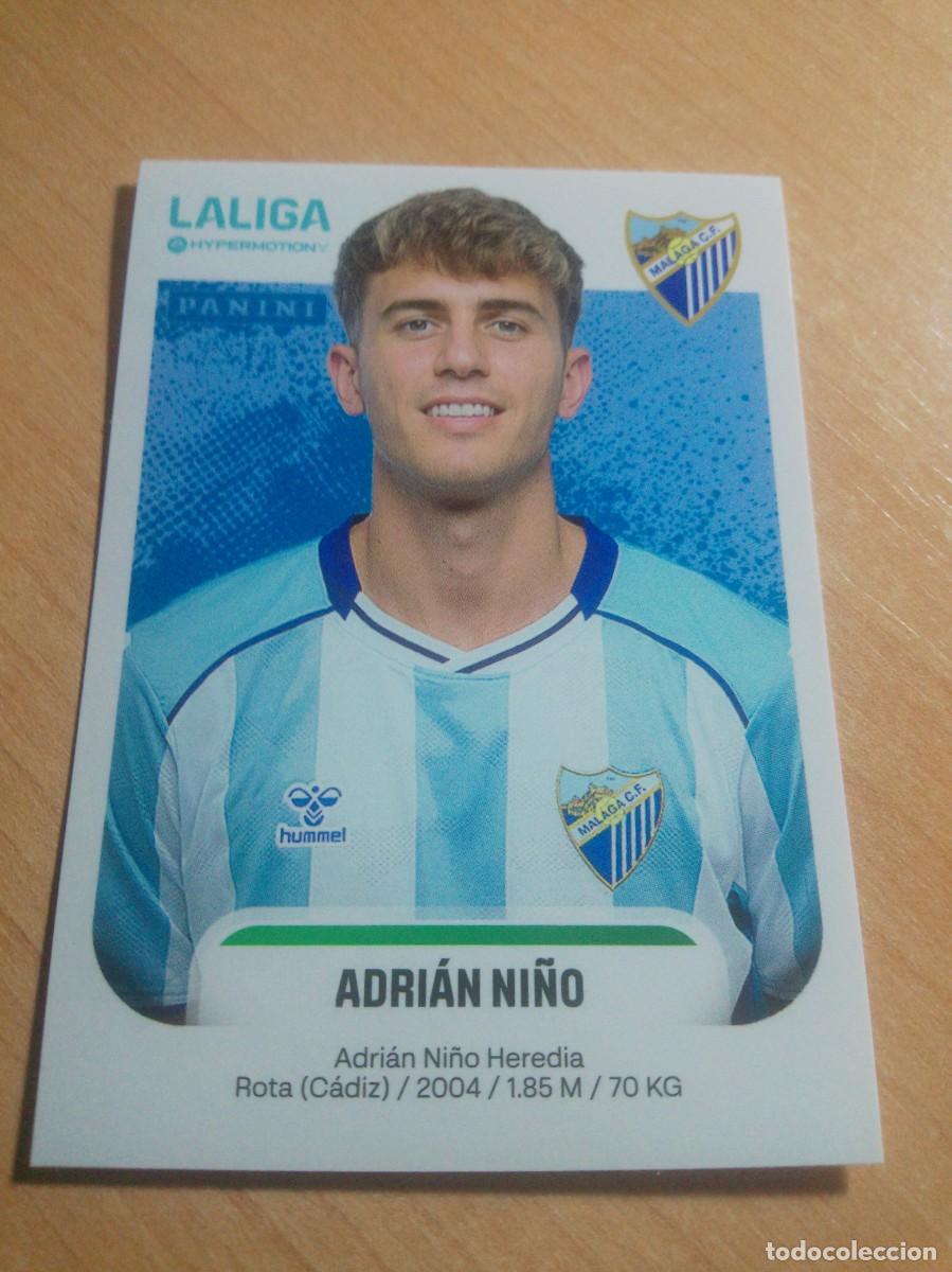Cromos de F&uacute;tbol: 304 ADRI&Aacute;N NI&Ntilde;O DEL M&Aacute;LAGA 2&ordf; DIVISION HYPERMOTION 25 26 PANINI 2025 2026