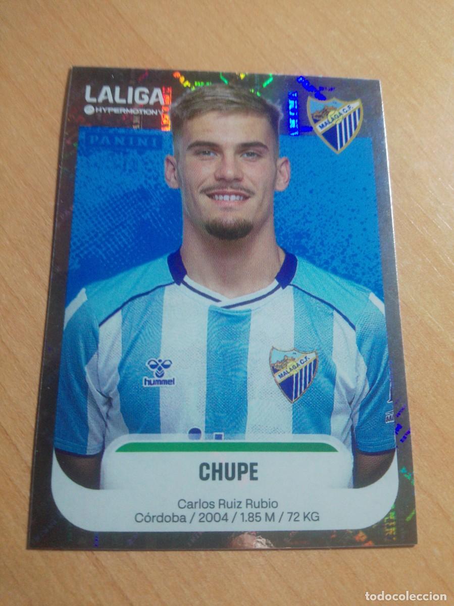 Cromos de F&uacute;tbol: 305 CHUPE DEL M&Aacute;LAGA 2&ordf; DIVISION HYPERMOTION 25 26 PANINI 2025 2026