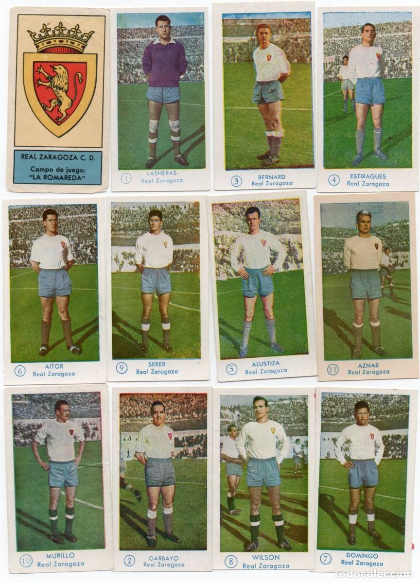 Cromos de F&uacute;tbol: ZARAGOZA 1957, DE GRAFICAS BACHENDE,