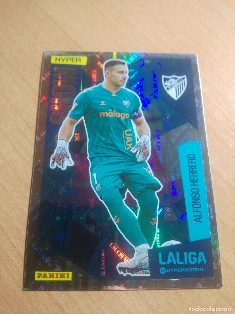 Cromos de F&uacute;tbol: 420 ALFONSO HERRERO HYPER SHOW DEL M&Aacute;LAGA DEL M&Aacute;LAGA 2&ordf; DIVISION HYPERMOTION 25 26 PANINI 2025 2026