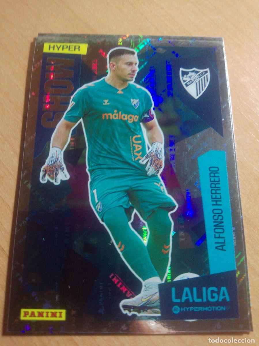 Cromos de F&uacute;tbol: 420 ALFONSO HERRERO HYPER SHOW DEL M&Aacute;LAGA DEL M&Aacute;LAGA 2&ordf; DIVISION HYPERMOTION 25 26 PANINI 2025 2026