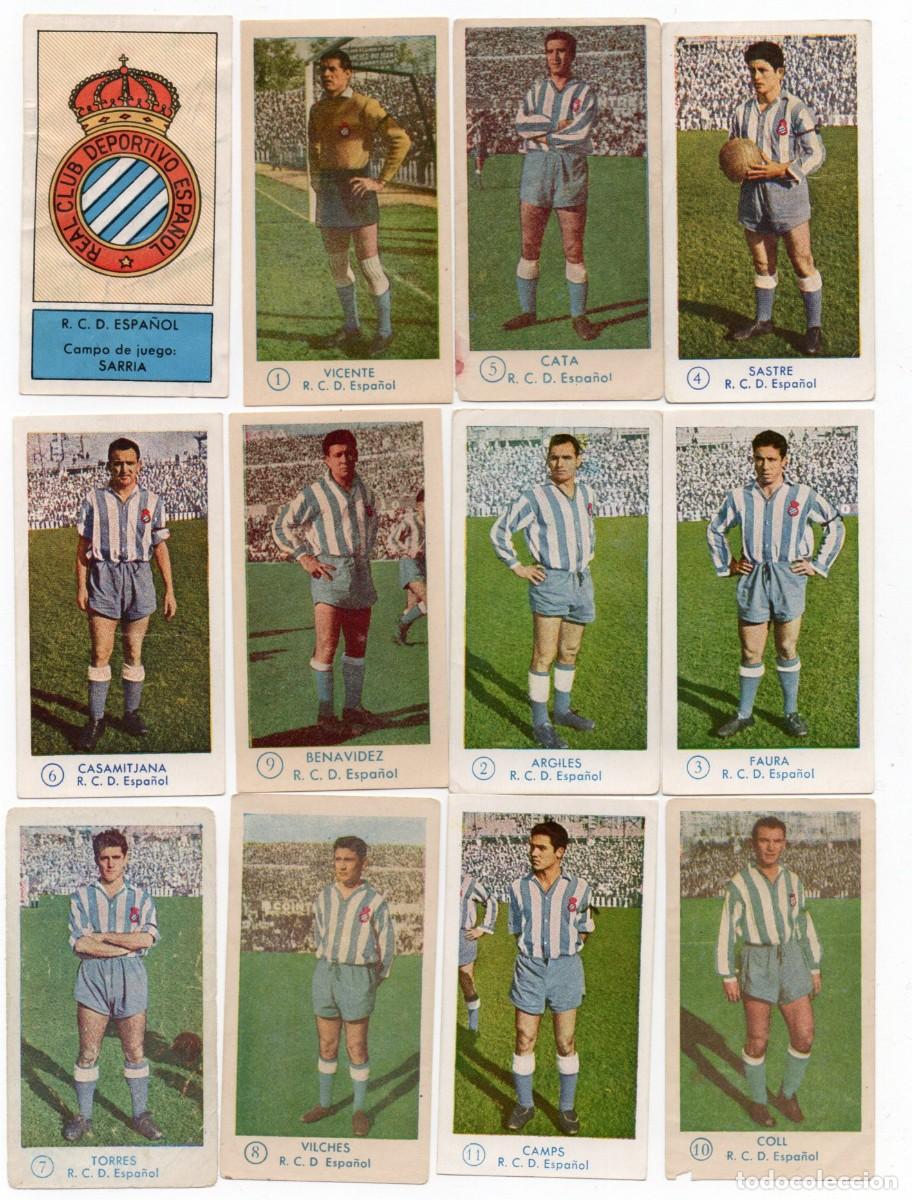 Cromos de F&uacute;tbol: ESPA&Ntilde;OL 1957, DE GRAFICAS BACHENDE