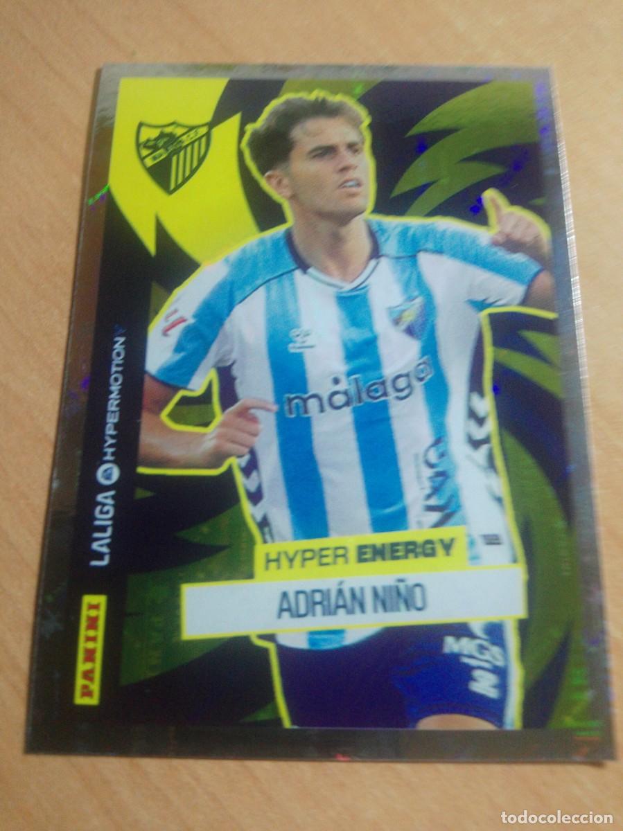 Cromos de F&uacute;tbol: 465 ADRI&Aacute;N NI&Ntilde;O HYPER ENERGY DEL M&Aacute;LAGA DEL M&Aacute;LAGA 2&ordf; DIVISION HYPERMOTION 25 26 PANINI 2025 2026