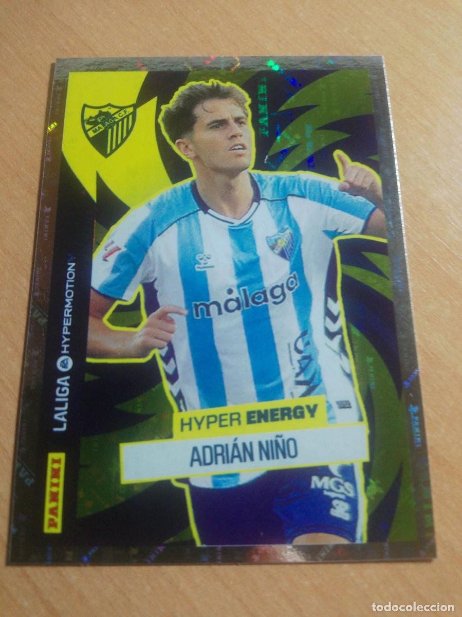 Cromos de F&uacute;tbol: 465 ADRI&Aacute;N NI&Ntilde;O HYPER ENERGY DEL M&Aacute;LAGA DEL M&Aacute;LAGA 2&ordf; DIVISION HYPERMOTION 25 26 PANINI 2025 2026