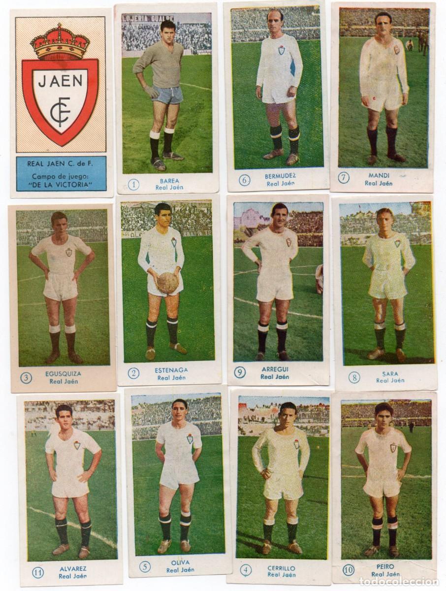 Cromos de F&uacute;tbol: REAL JAEN,1957, DE GRAFICAS BACHENDE