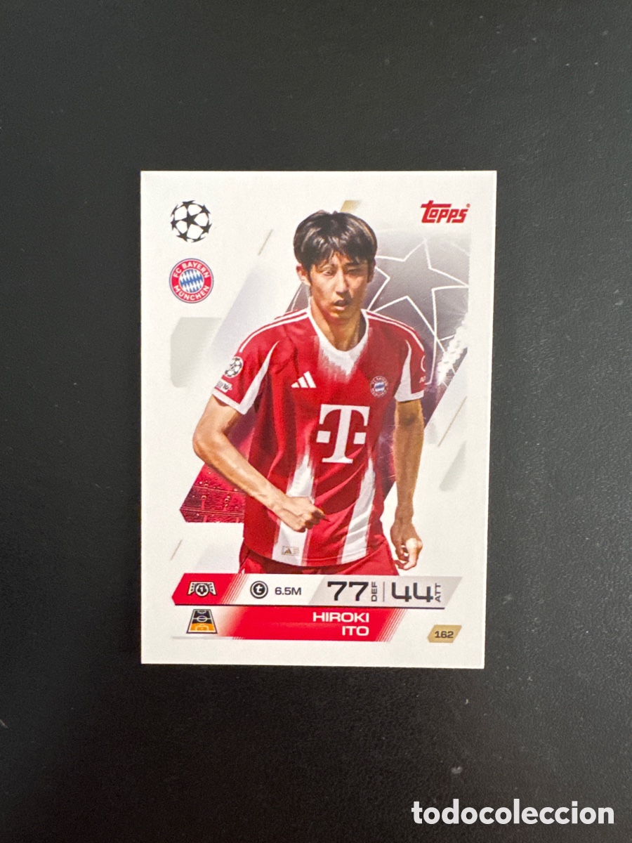 Cromos de F&uacute;tbol: ITO BAYERN DE M&Uacute;NICH NUMERO 162 MATCH ATTAX 2025 2026