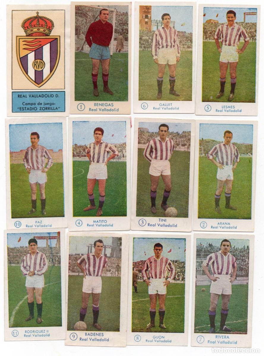 Cromos de F&uacute;tbol: REAL VALLADOLID, 1957, DE GRAFICAS BACHENDE